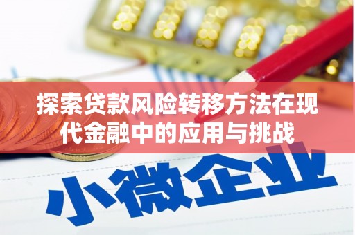 雨花探索贷款风险转移方法在现代金融中的应用与挑战