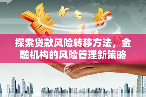 青羊探索贷款风险转移方法，金融机构的风险管理新策略