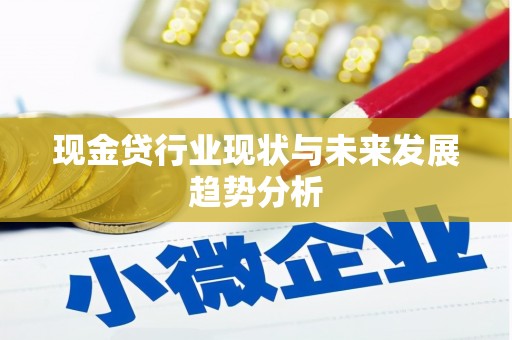 肃州现金贷行业现状与未来发展趋势分析