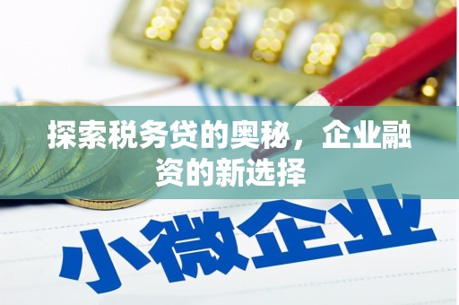方山探索税务贷的奥秘，企业融资的新选择