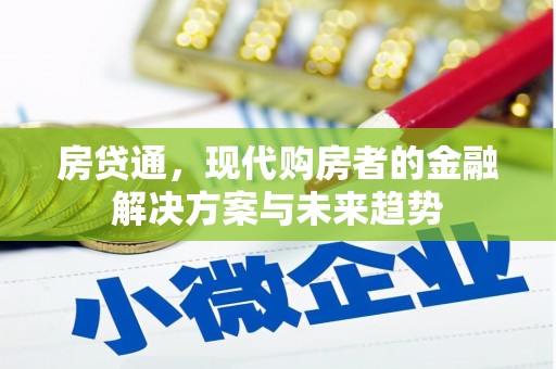 始兴房贷通，现代购房者的金融解决方案与未来趋势