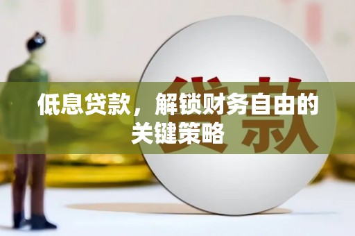 华龙低息贷款，解锁财务自由的关键策略