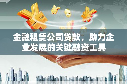疏附金融租赁公司贷款，助力企业发展的关键融资工具