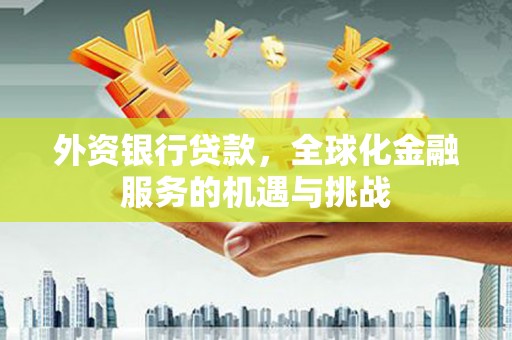邗江外资银行贷款，全球化金融服务的机遇与挑战