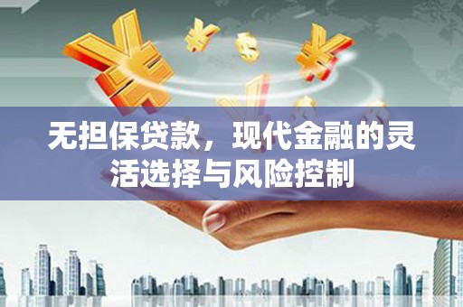 布拖无担保贷款，现代金融的灵活选择与风险控制