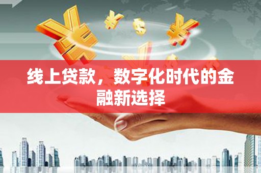 保税港区线上贷款，数字化时代的金融新选择