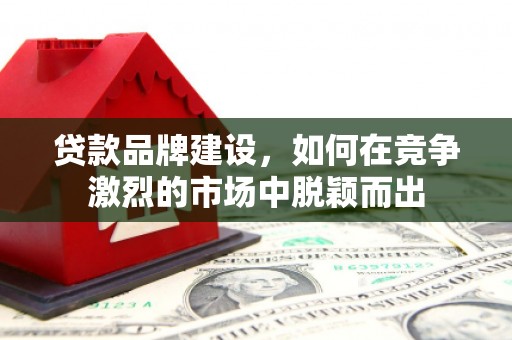 上犹贷款品牌建设，如何在竞争激烈的市场中脱颖而出