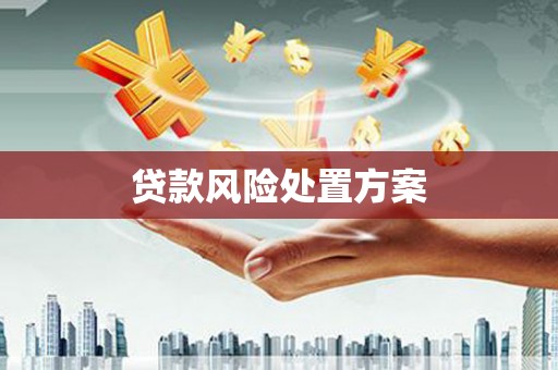 昆山贷款风险处置方案