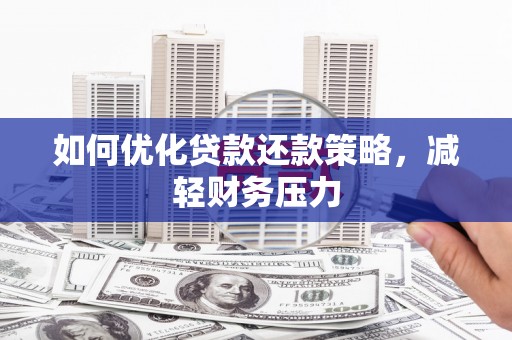 鱼池如何优化贷款还款策略，减轻财务压力