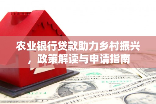 隆子农业银行贷款助力乡村振兴，政策解读与申请指南